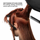 Carbon Sectioning Styling Comb, , large image number null